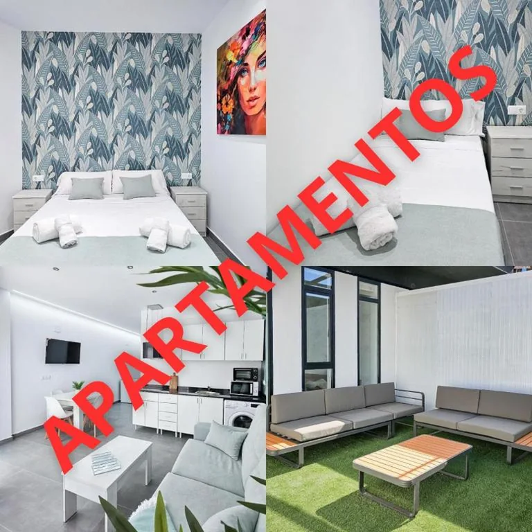 Habitación Familiar con terraza — Ro's Lil Suites San Juan Alicante