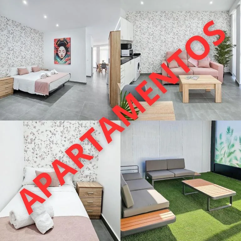 Habitación Familiar con terraza — Ro's Lil Suites San Juan Alicante