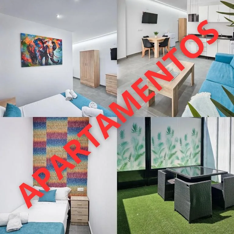 Habitación Familiar con terraza — Ro's Lil Suites San Juan Alicante