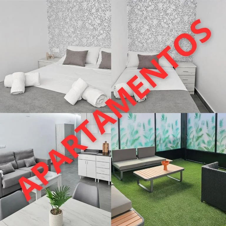 Habitación Familiar con terraza — Ro's Lil Suites San Juan Alicante