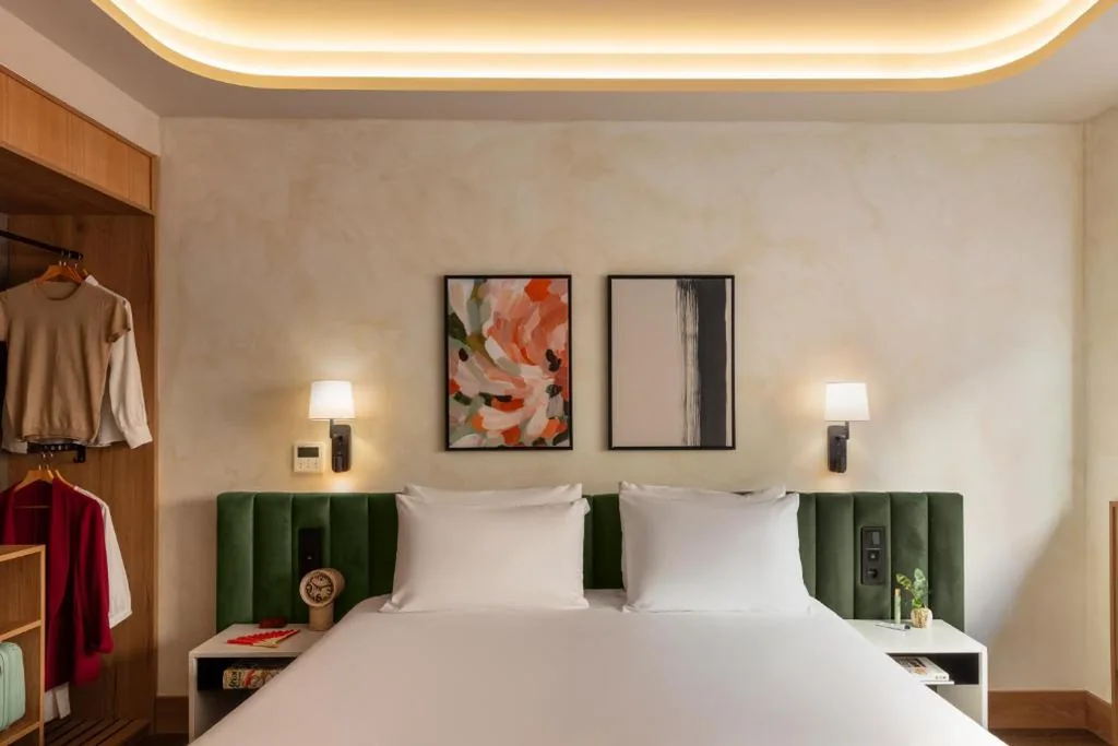Chambre double adaptée aux personnes à mobilité réduite — Serenay Málaga Hotel
