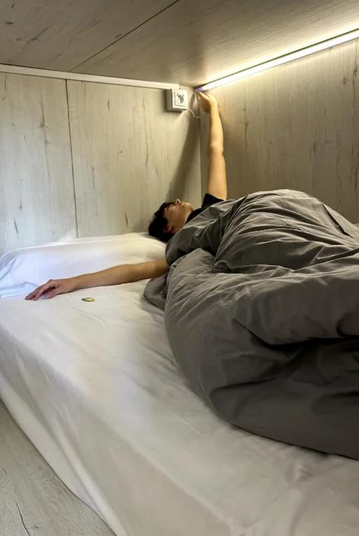 Lit en chambre partagée mixte de 4 lits — Sierra Nevada Hostel