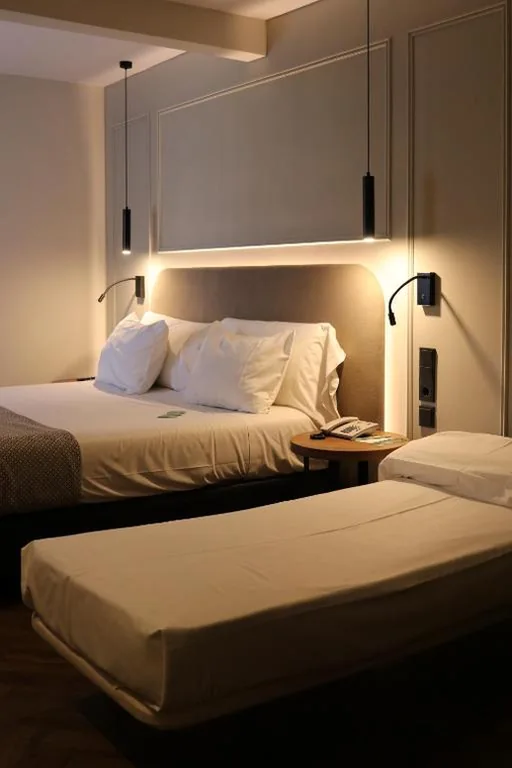 Tweepersoonskamer met extra bed (3 volwassenen) — Silken Rona Dalba