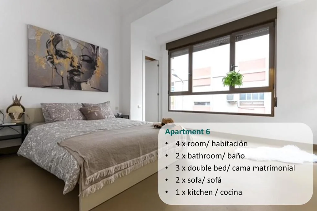 Apartamento de 2 dormitorios — Soho Boho Apartments - with sunny rooftop terrace and fiber optic internet