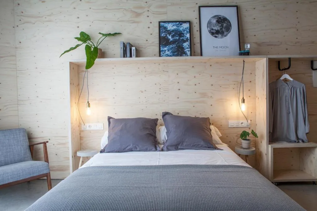 Chambre double avec terrasse — Talo Urban Rooms