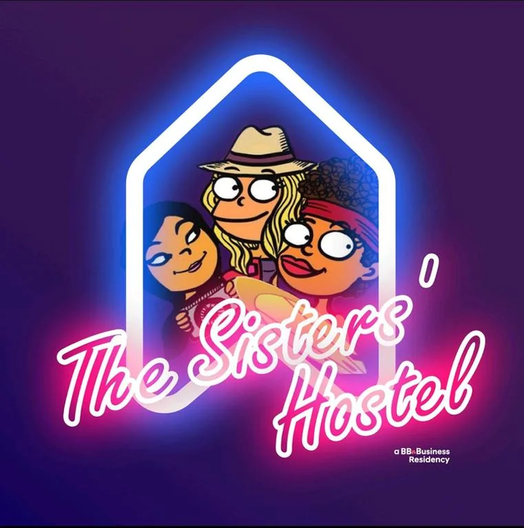 Gedeelde slaapzaal voor vrouwen met 6 bedden — "The Sisters' Hostel" the women only hostel