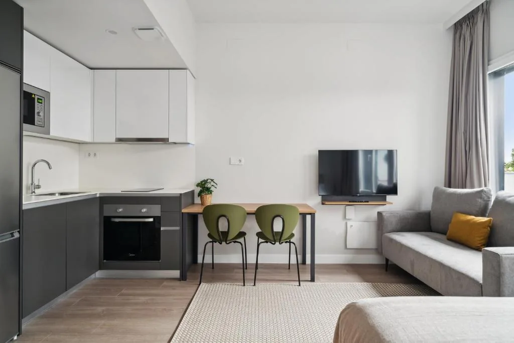 Studio – barrierefrei — Truliving Vallecas by Habyt