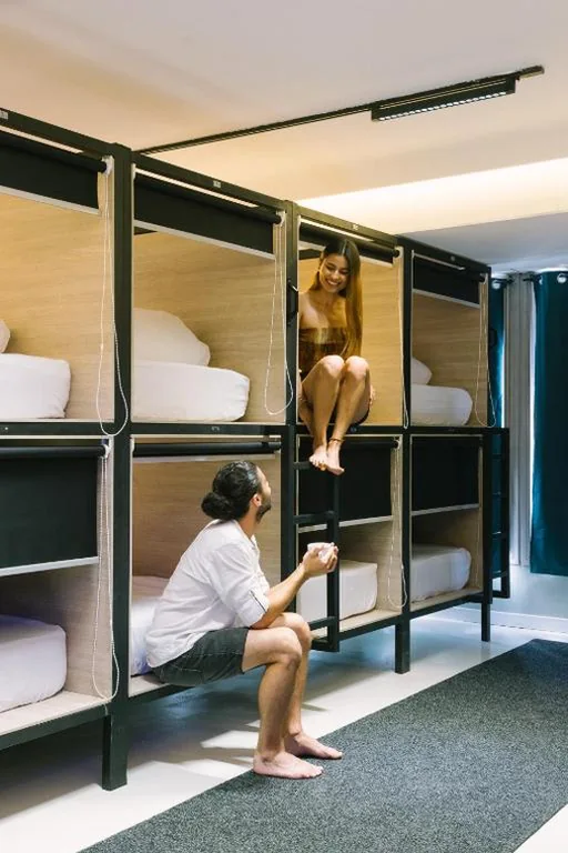 Letto a castello in dormitorio misto da 12 posti — U-nit Hostel Central Park