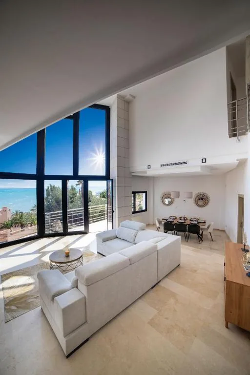 Ultra-Luxury Panoramic Sea View Villa with Private Pool & 200m' Sky Terrace & Garage in Alicante