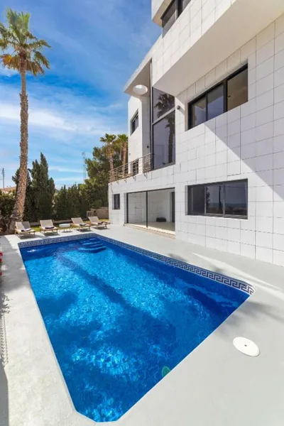 Ultra-Luxury Panoramic Sea View Villa with Private Pool & 200m' Sky Terrace & Garage in Alicante — foto 10