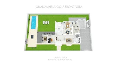 VACATION MARBELLA I Guadalmina Golf Front Villa, Private Pool, Cinema Room, TOP location, Close to the Beach and Puerto Banus — foto 12