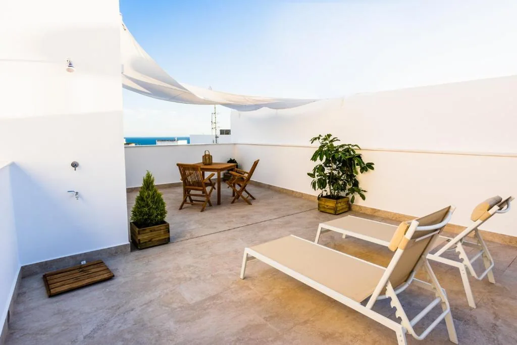 Tweepersoonskamer met terras — Viejo Baluarte House Rooms
