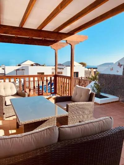 Villa 64, Vista Lobos, private heated pool x jacuzzi, Playa Blanca — Foto 4