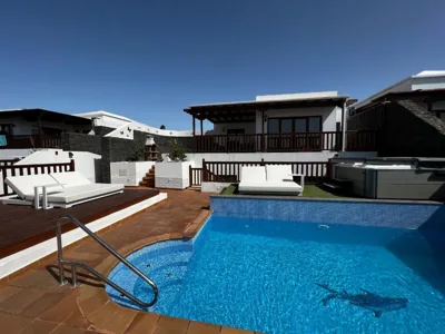 Villa 64, Vista Lobos, private heated pool x jacuzzi, Playa Blanca — Foto 11