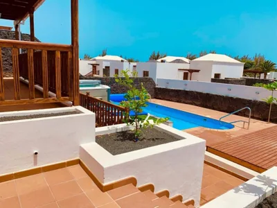 Villa 64, Vista Lobos, private heated pool x jacuzzi, Playa Blanca — Foto 12