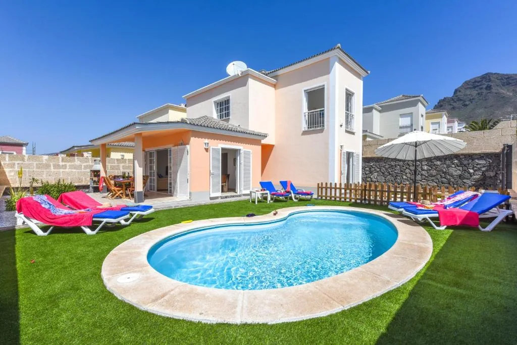 Maison 3 chambres — Villa Aloe con piscina climatizada, Playa Fañabe, Costa Adeje