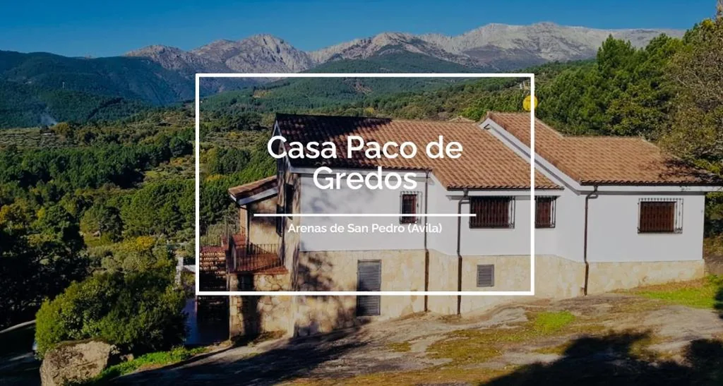 Haus mit 4 Schlafzimmern — Villa Axarquía de Gredos y Casa Paco de Gredos