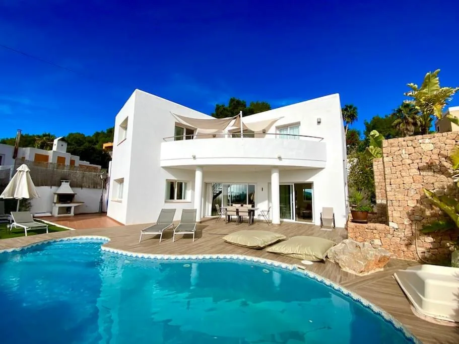 Villa — Villa by Ibiza with Pool, Sea Views BBQ