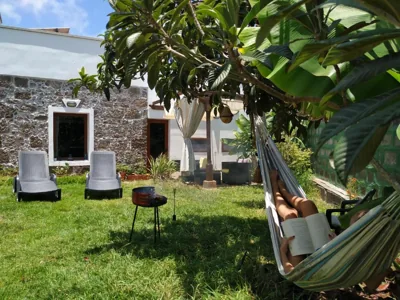 Villa Canaria piscina jacuzzi jardín — Foto 7