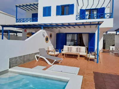 Villa Catamaran Rubicon piscina privada cerca del mar — Foto 10