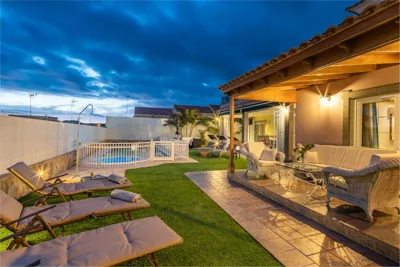 Villa Dalara Maspalomas, Private Pool and Jacuzzi — foto 4