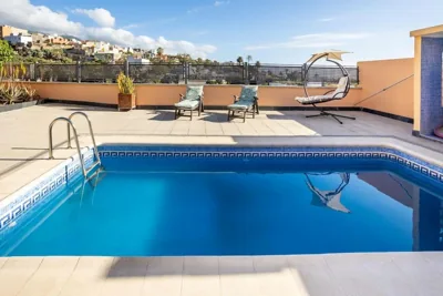 Villa de la Huerta con piscina privada y barbacoa — 写真 10