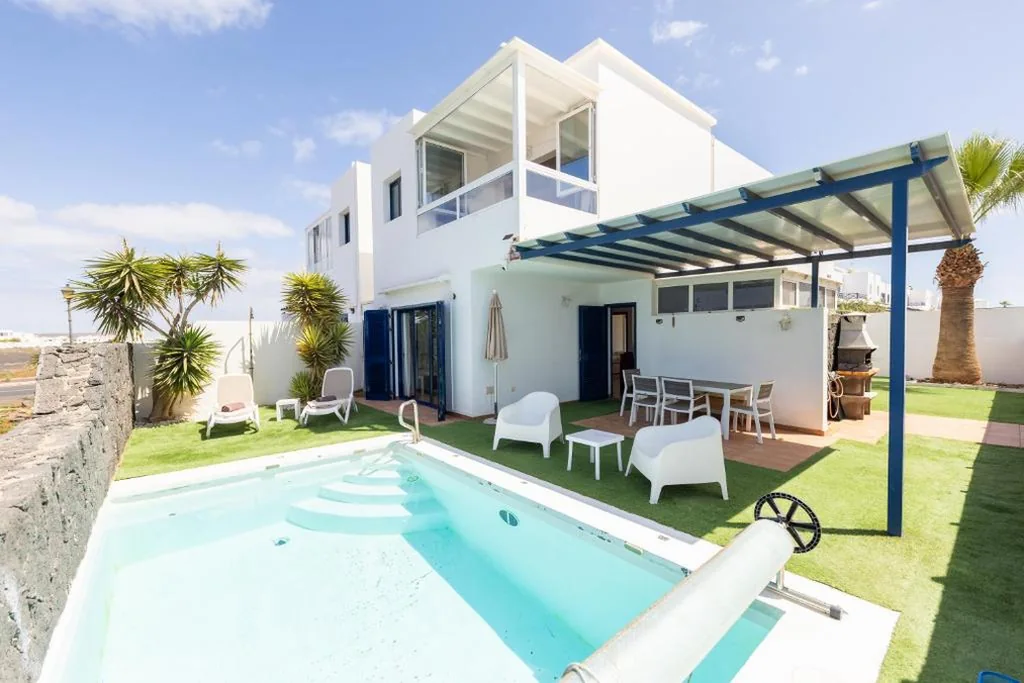 Villa mit 3 Schlafzimmern — Villa Dompi con vistas al mar y a Fuerteventura