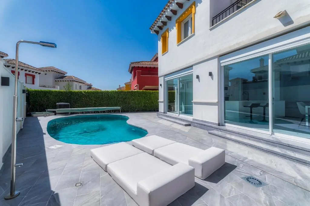 Villa com 3 quartos — Villa Fresno with Private Pool on gated 5* Mar Menor Golf Resort - 3 Bed/3 shower/WC