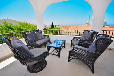 Villa Little Castle Sea&Mountain - villa vistas al mar y piscina privada en Capistrano Village urbanización, Nerja — 写真 11