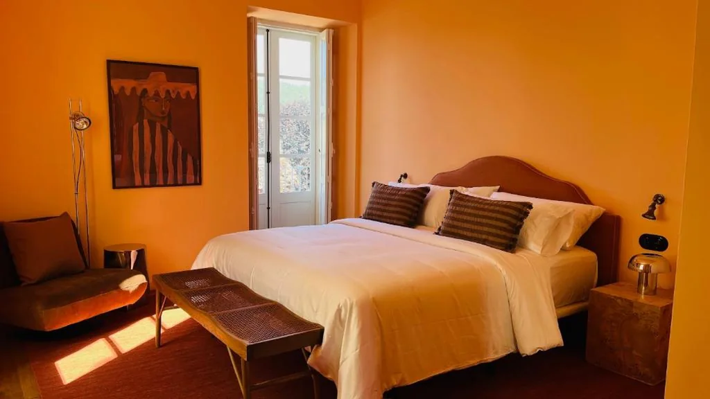 Habitación Doble con balcón — VILLA LORES Adults Only Retreat near Sanxenxo & O Grove