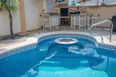 Villa Luna- Pool with Jacuzzi by the Beach — foto 11