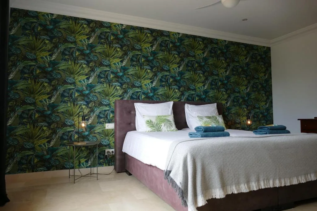 Deluxe tweepersoonskamer met uitzicht op de bergen - 1 of 2 bedden — Villa Mañana
