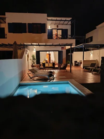 Villa Optimist Rubicón piscina climatizable, frente al mar — foto 11