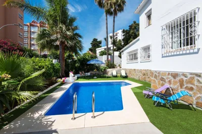 Villa Palm Beach Marina Benalmadena 3 min walking from the sea — Foto 4