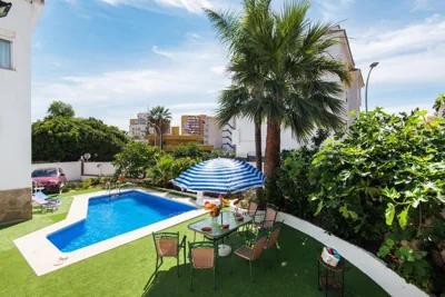Villa Palm Beach Marina Benalmadena 3 min walking from the sea — Foto 10