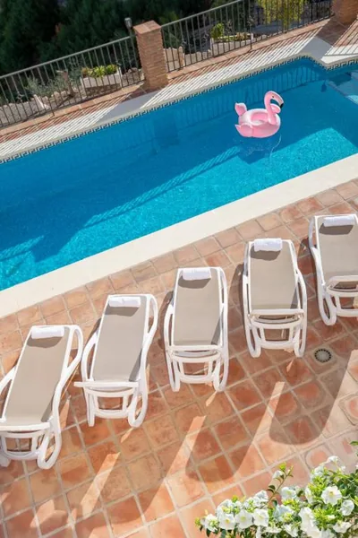 Villa Sol y Mar with heated pool and jacuzzi — Foto 10