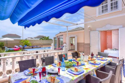 Villa Teide Sol con piscina climatizada, Playa Fañabe, Costa Adeje — foto 5