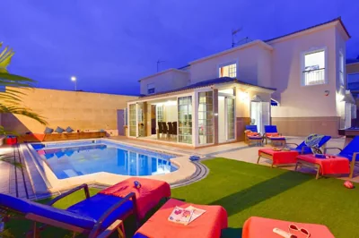 Villa Teide Sol con piscina climatizada, Playa Fañabe, Costa Adeje — foto 11