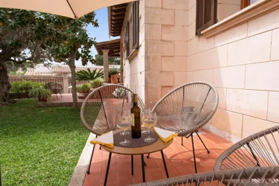 Villa Teix de Bonaire para 10, jardines y vista mar — foto 3