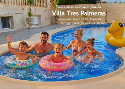 Villa Tres Palmeras with Private Pool and Jacuzzi Ideal for Families and Friends — foto 8