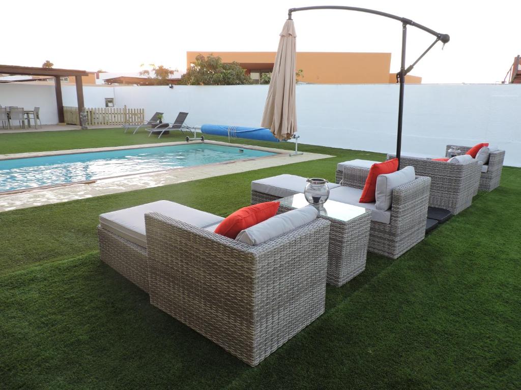 Villa Ventura - Piscina climatizada & Aire acondicionado en Caleta de Fuste