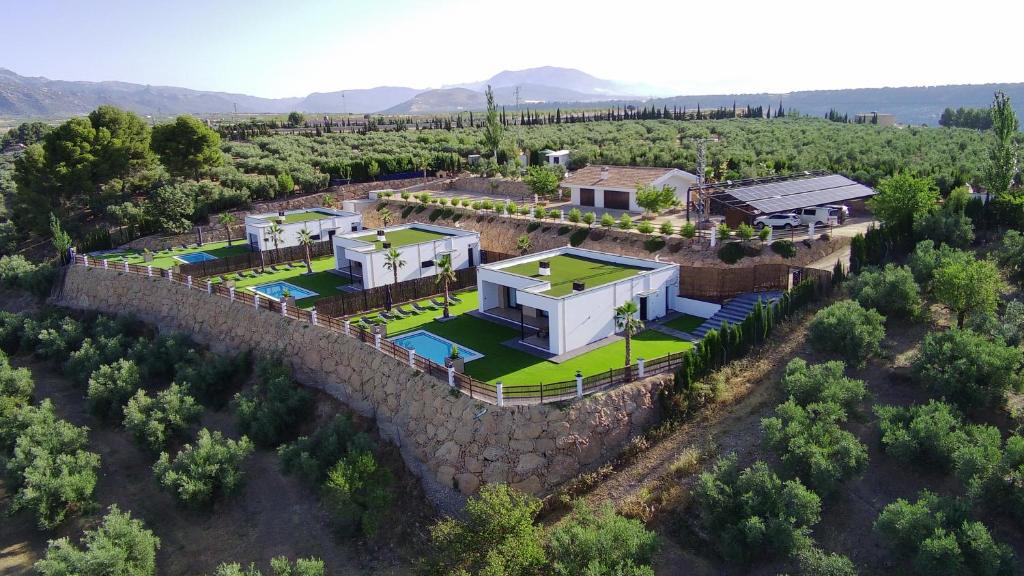 Villas de Lujo Mirador del Llano - Piscina y Vistas a la Sierra de Cazorla