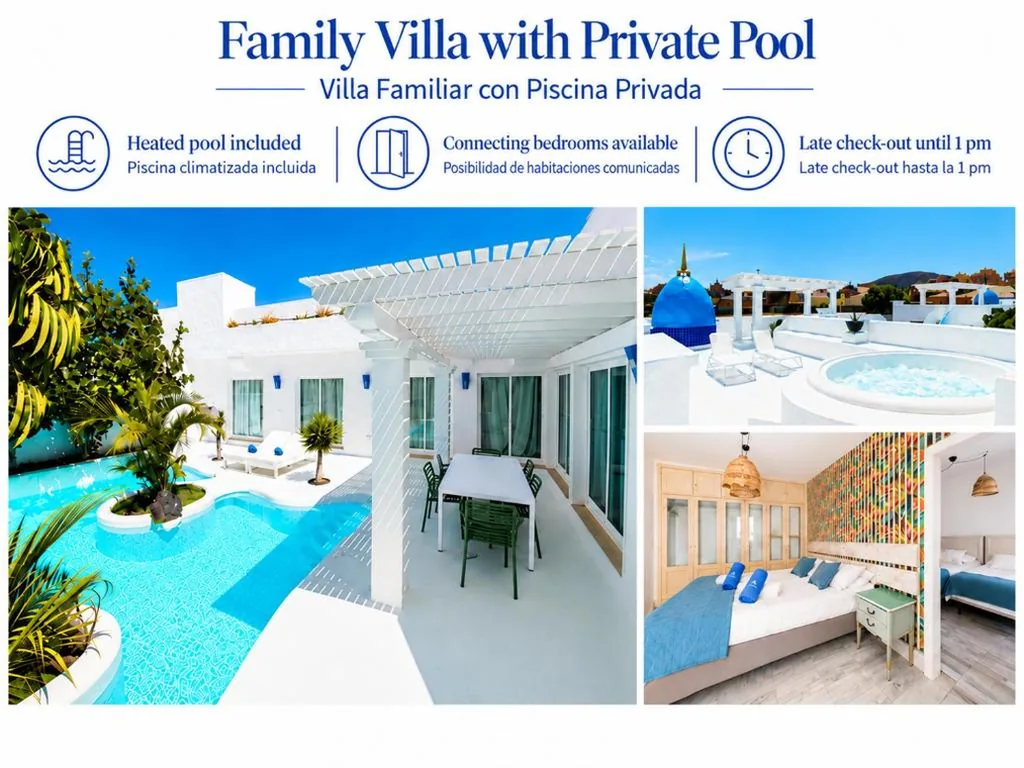 Villa Familiar Superior mit privatem Pool — Villas Veaco Bahiazul with private pool