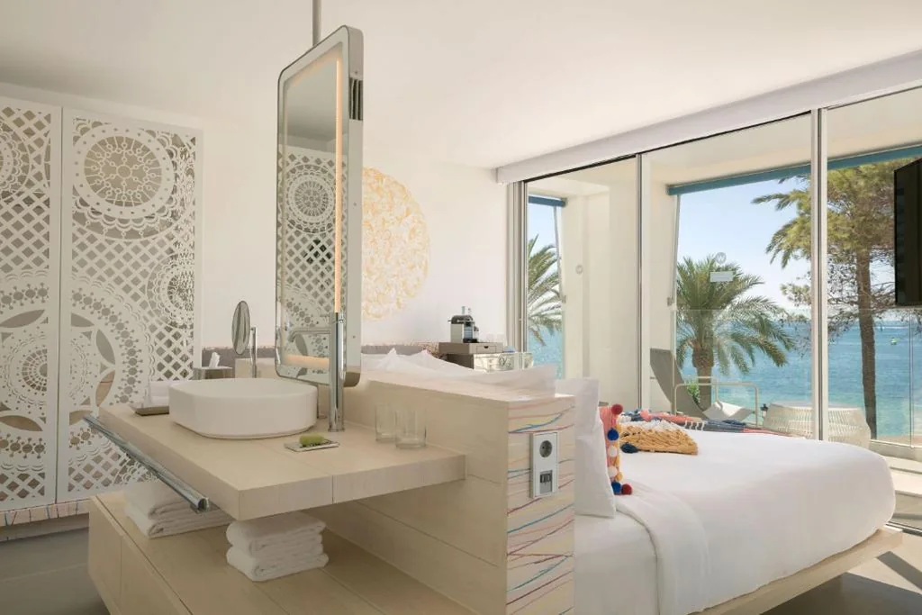 Premier King Room with Seafront and Balcony — W Ibiza