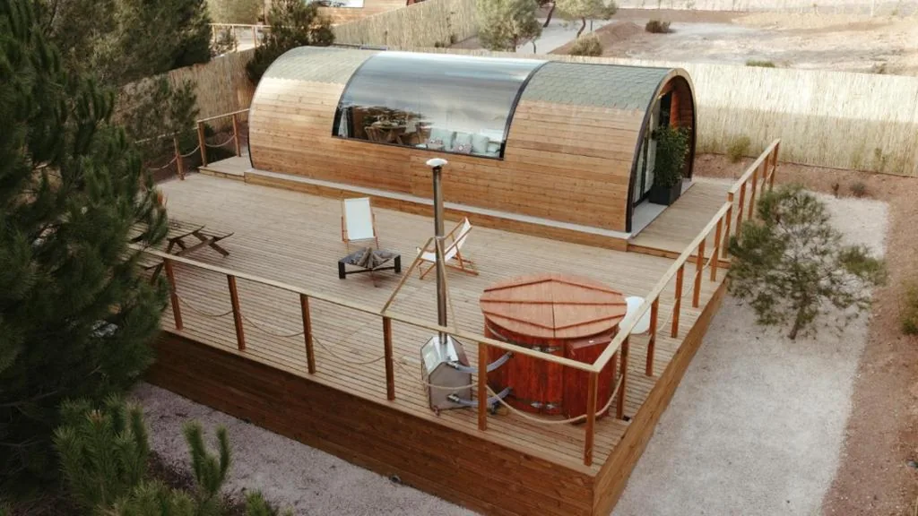庭園の景色を望むヴィラ — Welmoon Villas Paisaje