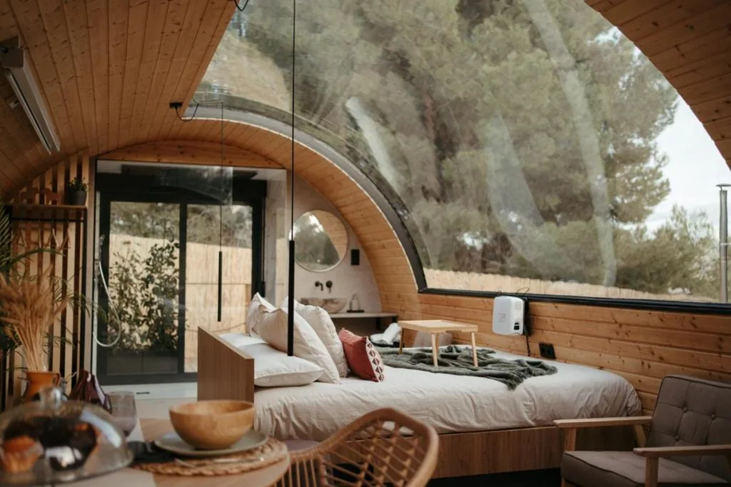 庭園の景色を望むヴィラ — Welmoon Villas Paisaje